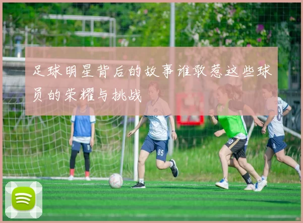足球明星背后的故事谁敢惹这些球员的荣耀与挑战