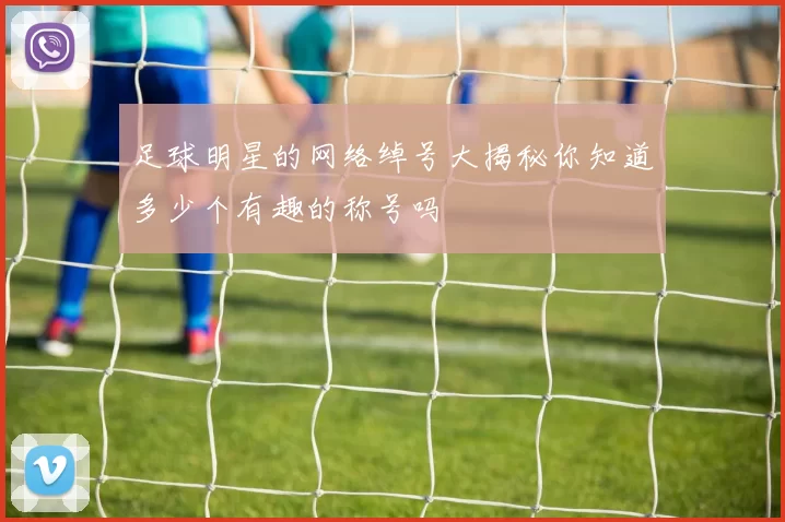 足球明星的网络绰号大揭秘你知道多少个有趣的称号吗