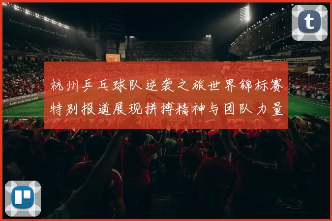 杭州乒乓球队逆袭之旅世界锦标赛特别报道展现拼搏精神与团队力量